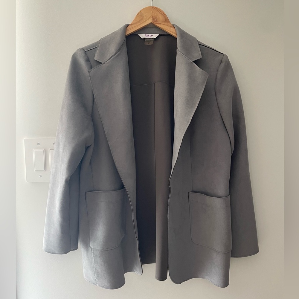 Tanjay Faux Suede Blazer, L